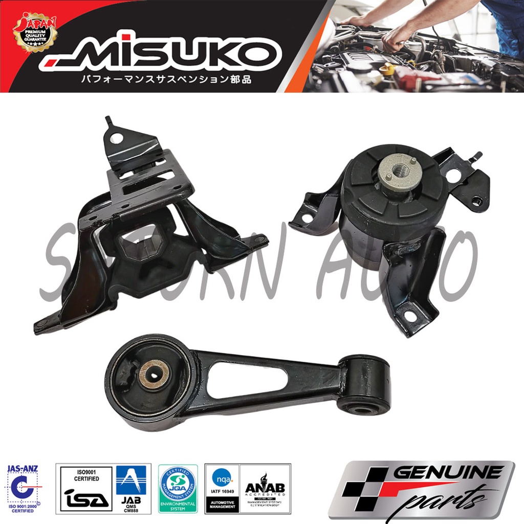 PERODUA BEZZA 1.3 MANUAL & AUTO ENGINE MOUNTING KIT SET BRAND MISUKO 1 ...