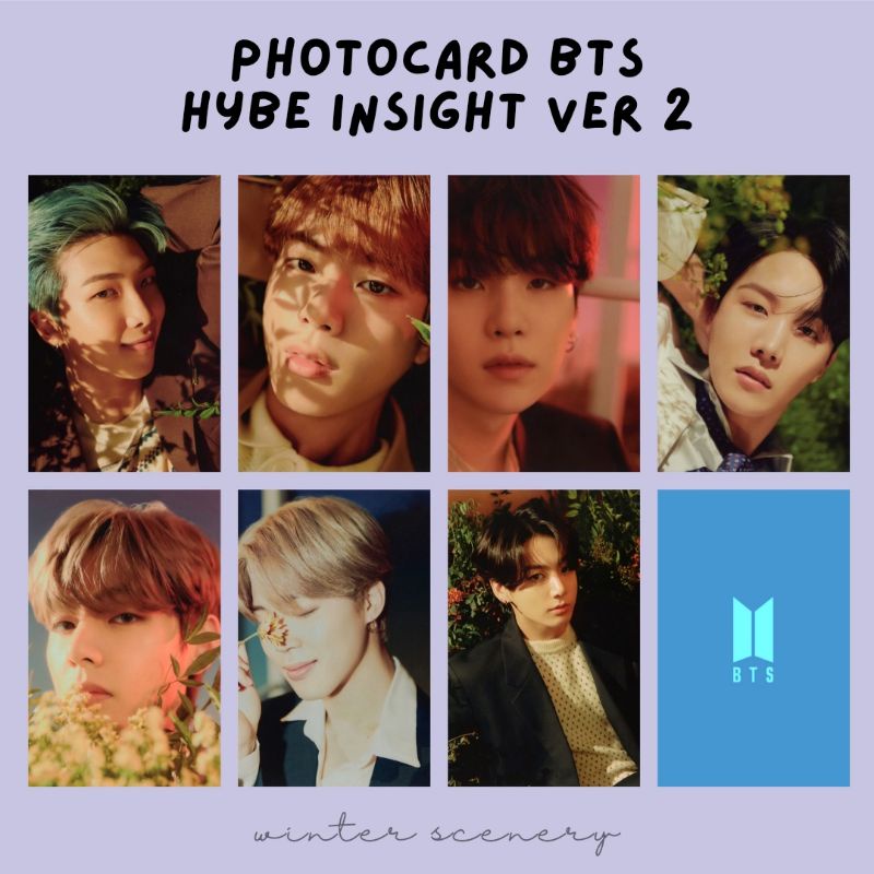 Bts Photocard - Hybe Insight Version 2 (UNOFFICIAL) | Shopee Malaysia