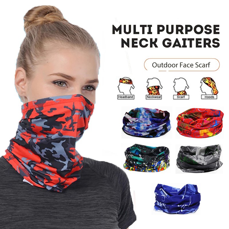 Outdoor Sport Fishing Bandana Scarf UV Protection Windproof