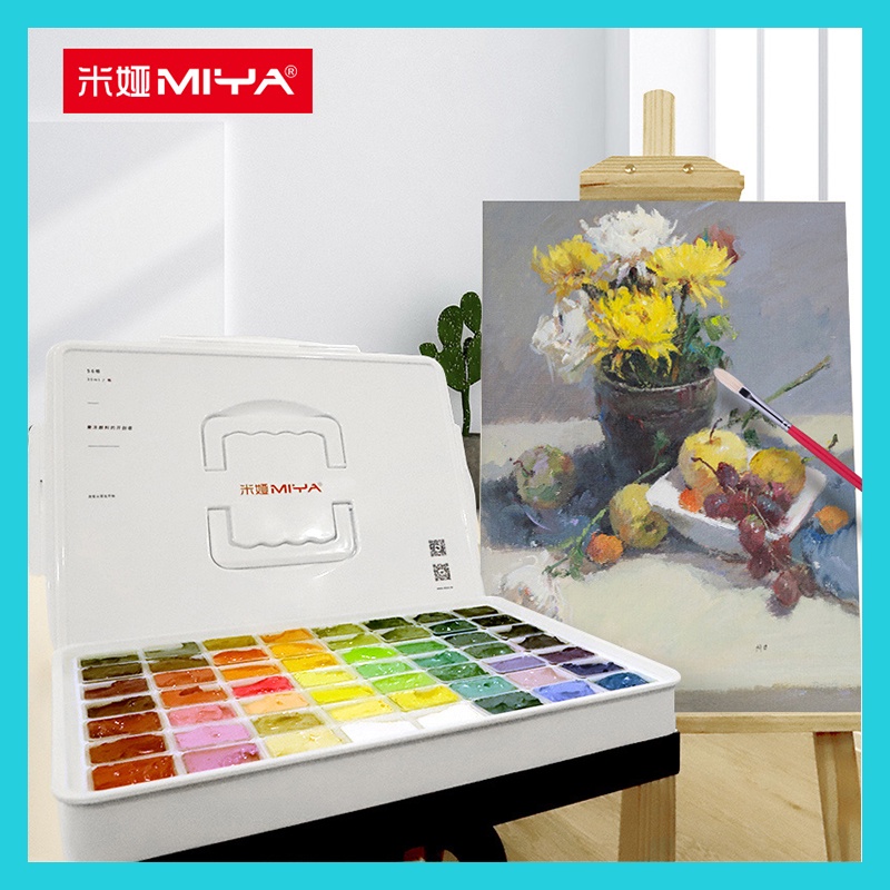 Miya 18/24/56 Colors HIMI Gouache Paint Set 30Ml Portable Case With