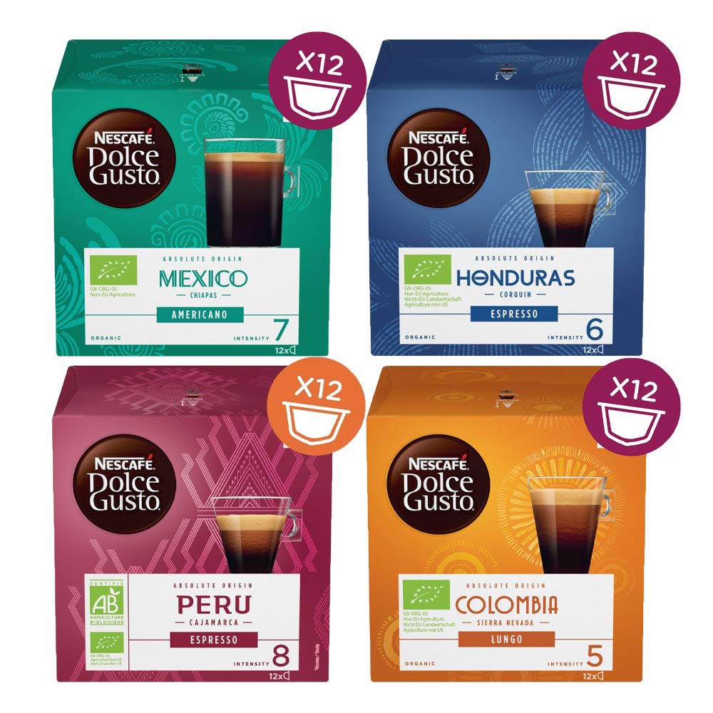 NESCAFE DOLCE GUSTO MEXICO HONDURAS PERU COLOMBIA 12PCS