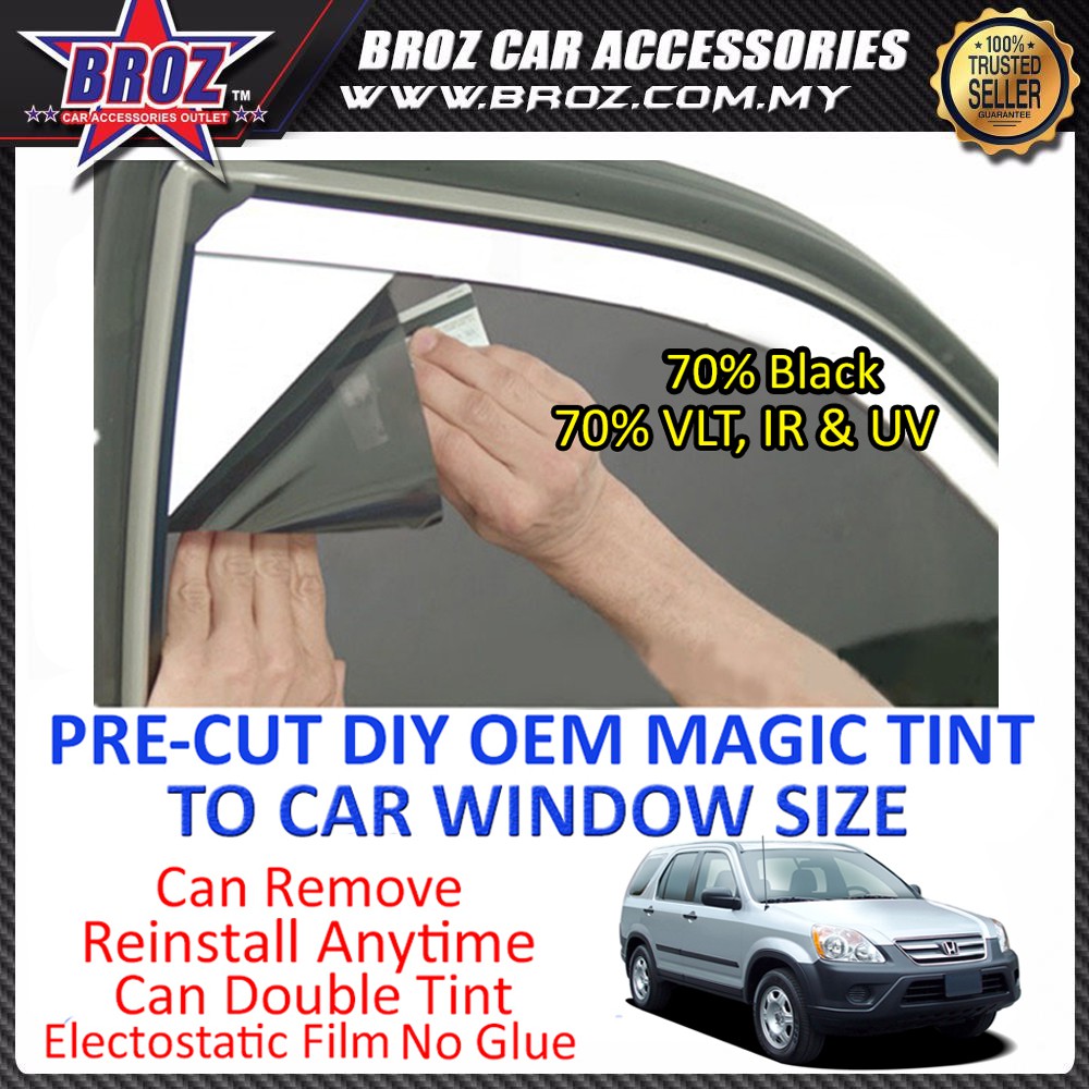 Magic Tint/Magic Tinted Solar Window Honda CRV 2002-2005 Black (7 ...