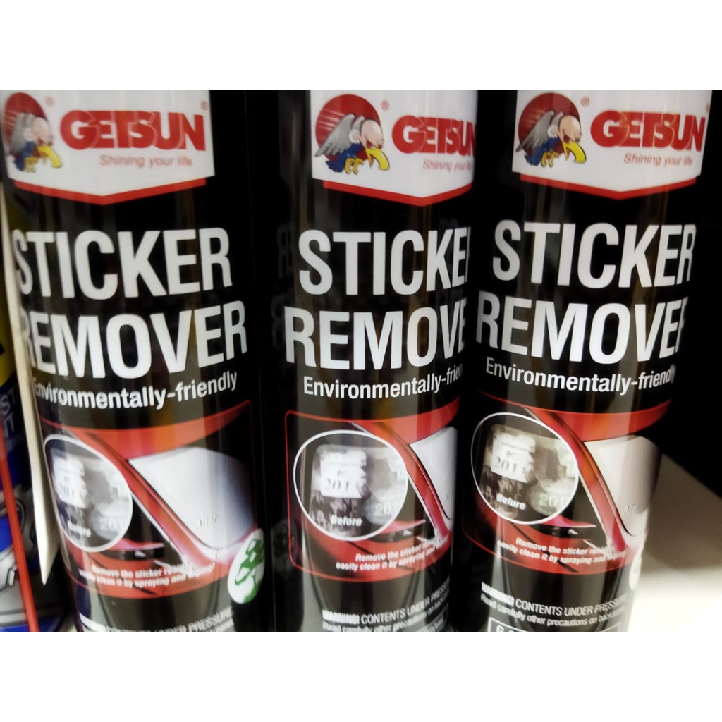 Sticker Remover Spray GETSUN 220ml Shopee Malaysia