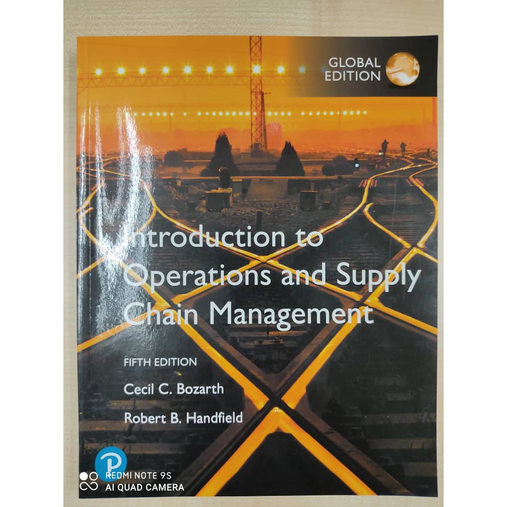 INTRODUCTION TO OPERATIONS AND SUPPLY CHAIN MANAGEMENT 5ED (USED ...