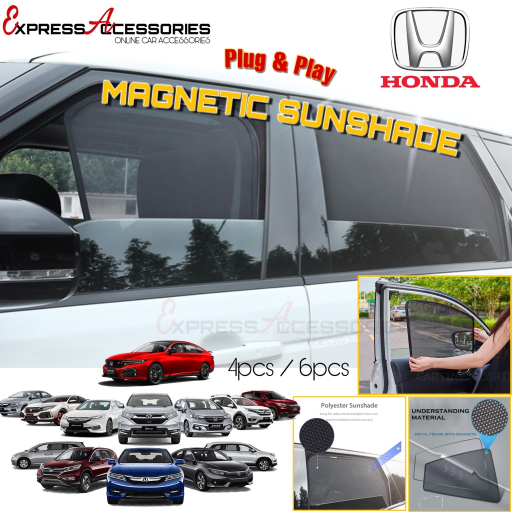Sunshade compatible for Honda City Civic WRV CRV BRV HRV RV