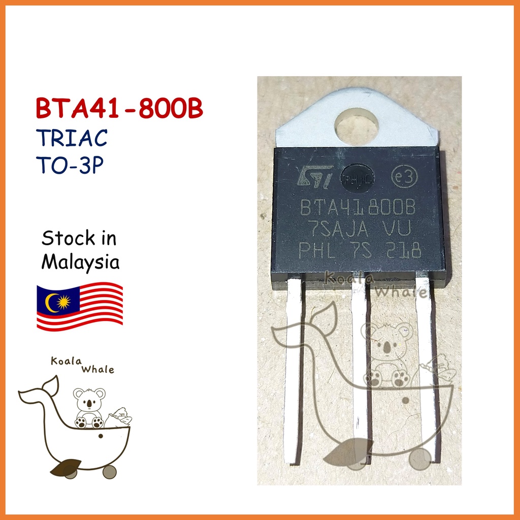 BTA41-800B BTA41 800B 800 BTA41800B TRIAC TO-3P | Shopee Malaysia