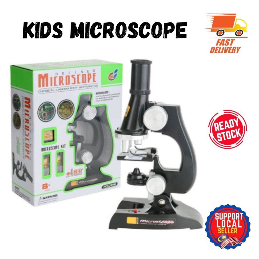 Kids Microscope Set Early Learning Development Science Educational Toy ...