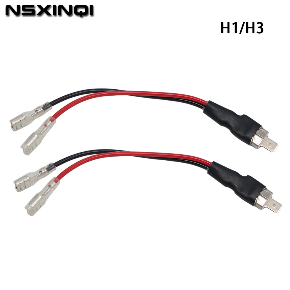 1pcs LED H1 H3 Replacement Single Converter Wiring Connector Cable  Conversion Lines Adapter Holder for HID Headlight Bulb
