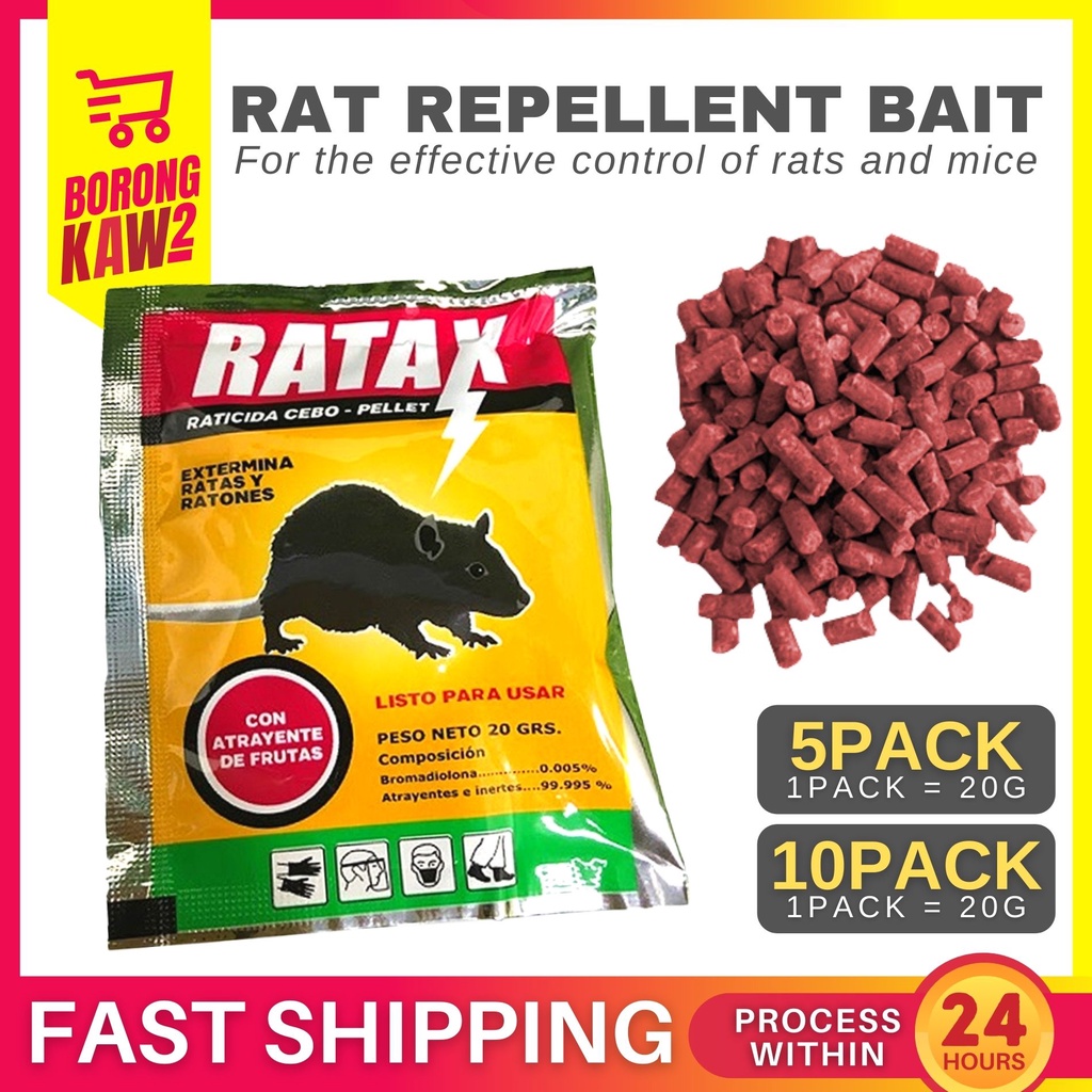 5PACK / 10PACK Rat Repellent Bait Insert Poison Pest Control ...