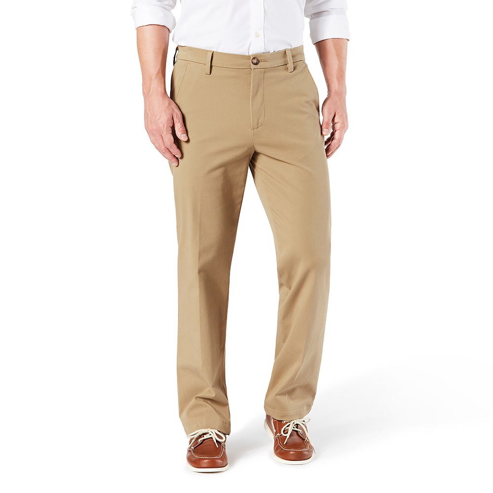 Pantaloni Chino Dockers Classic Fit Workday Khaki – Con Tecnologia Smart 360 Flex, Uomo