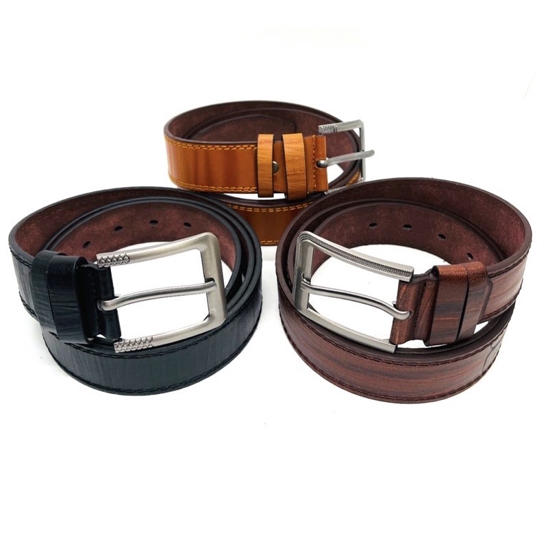 Luxury PU Leather Belt Men Pin Buckle Strap Belts