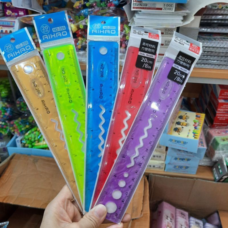 Flexible ruler 20cm | Shopee Malaysia
