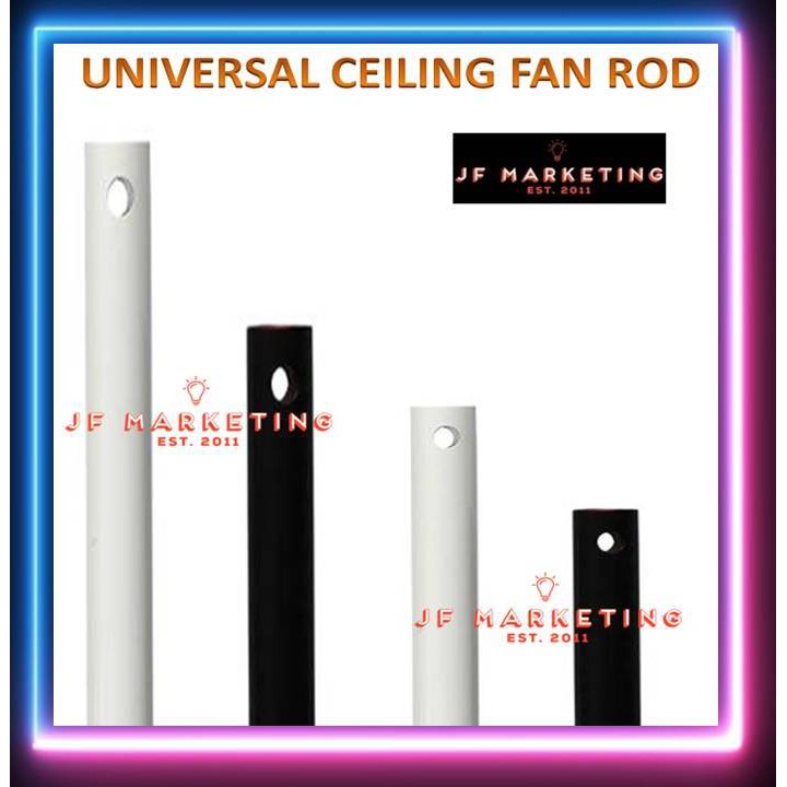 Universal Ceiling Fan Rod / Fan Pipe (6",8”,12",18",24",30") Shopee