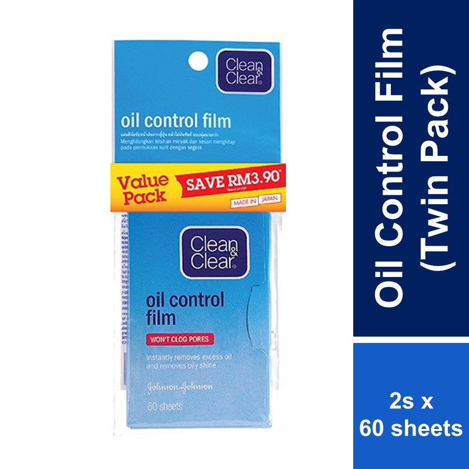 [Bundle of 2] Clean & Clear Oil-Control Film 60s | Shopee Malaysia