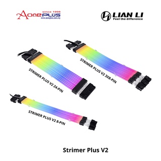 LIAN LI Strimer Plus V2 Addressable RGB Extension Cables,Available For  Motherboard 24pin,GPU Dual 8pin,and GPU Triple 8pin