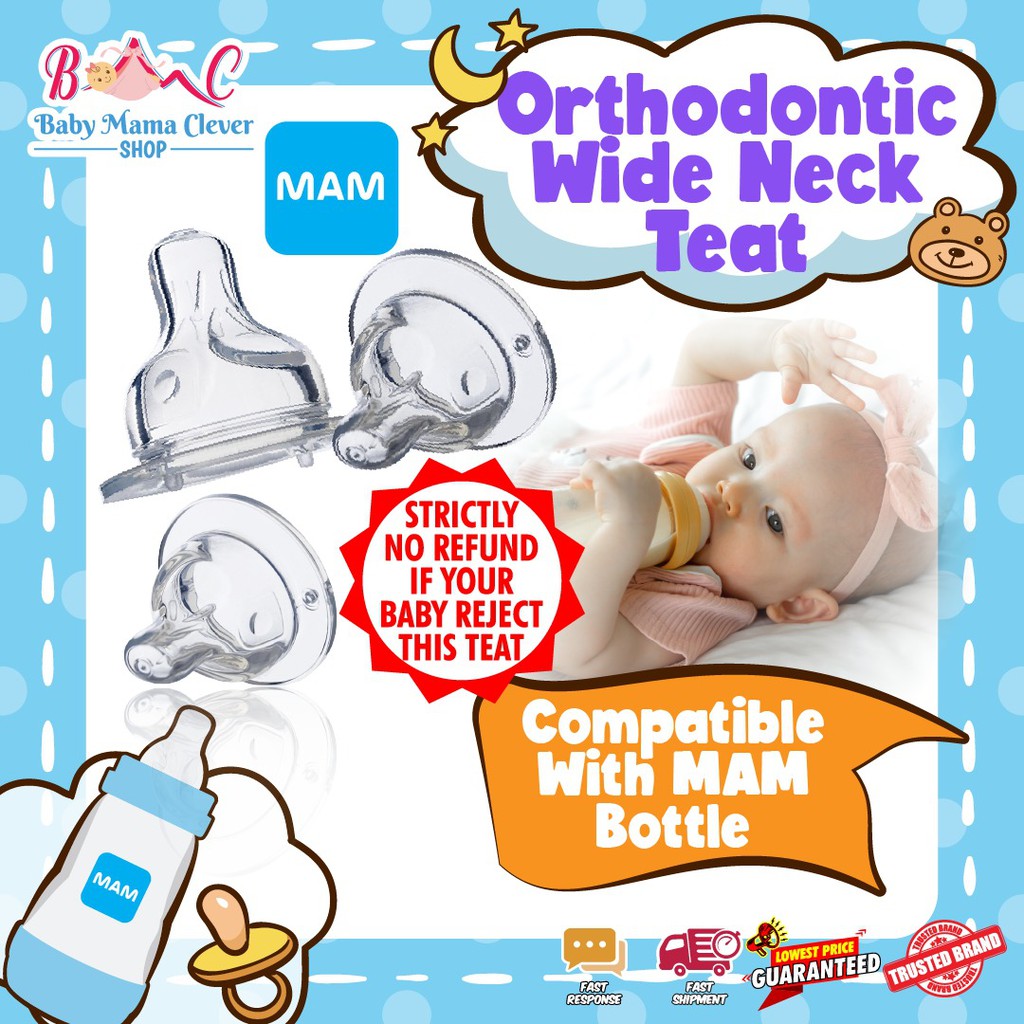 Mam wide hot sale neck bottles