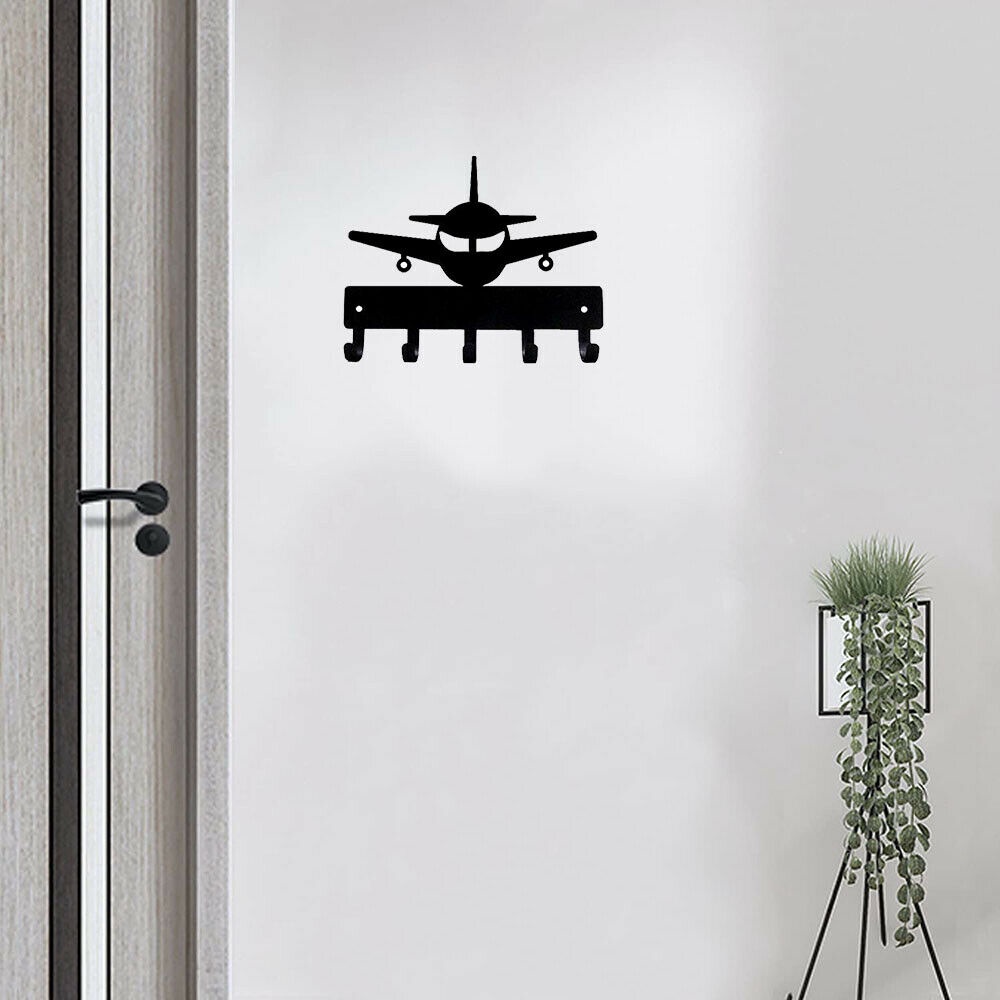 6 Inch Wide Airplane Number 1 Key Rack Hanger Wall Mounted Hook for ...