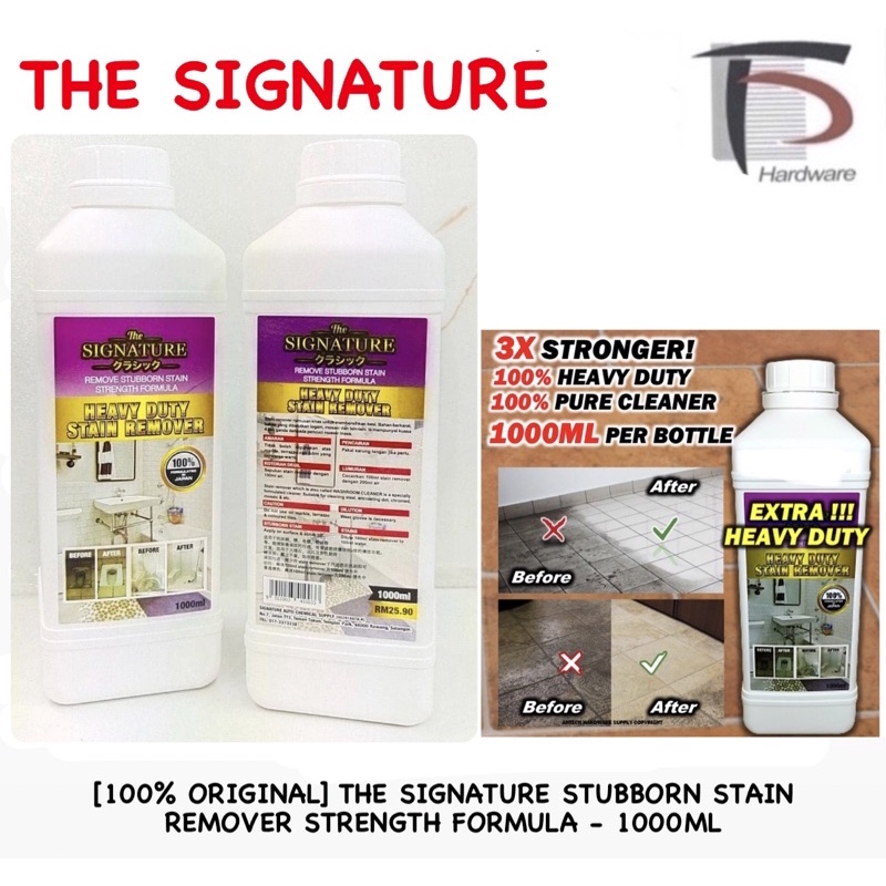 [100% ORIGINAL] THE SIGNATURE STUBBORN STAIN REMOVER STRENGTH FORMULA ...