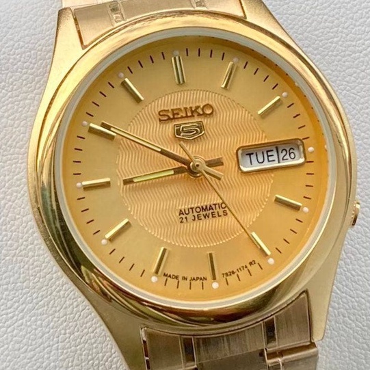 Seiko 5 Automatic SNKL23 SNKL23K1 SNKL23K Men's Watch | Shopee Malaysia