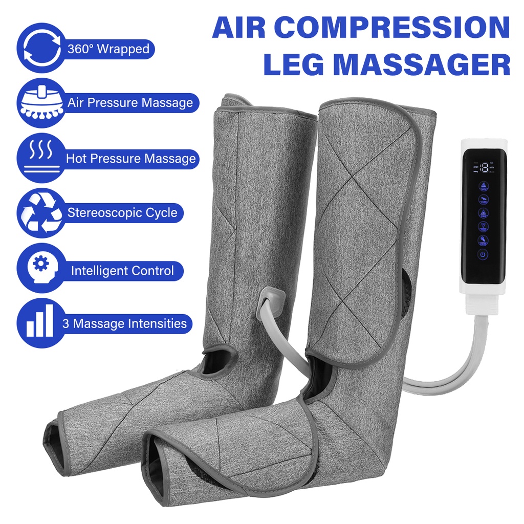 12V Air Compression Leg Massager Circulation Calf Foot Thigh Massage