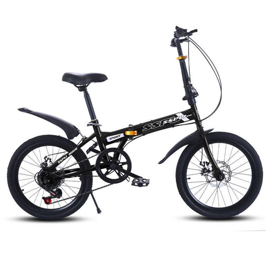 20 inch Folding Bike 7 Speed Foldable Bicycle Foldable Bike Sport Bike Folding Bicycle Basikal Lipat Disc Brake Bell