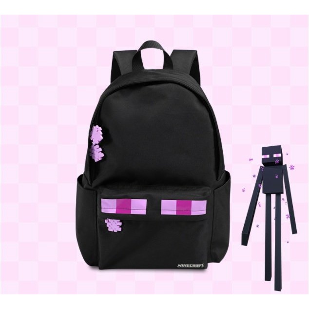 Mojang Genuine Minecraft Backpack With Enderman Shape Super Cool ...