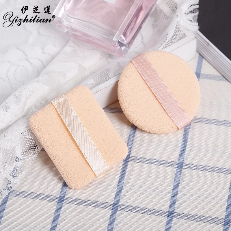 Powder Sponge 2 Types of Soft Square and Round - Sponge Puff | Shopee ...