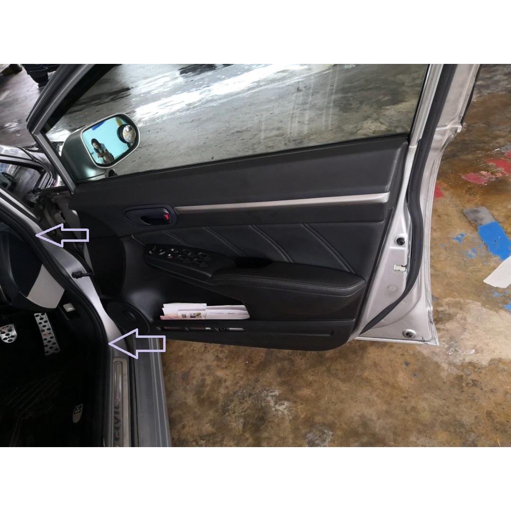 HONDA CIVIC SNA 1.8 2.0 FD FD2R HONDA GENUINE 73371-SNL-T00 73331-SNN-D00 FRONT QUARTER GLASS ORIGINAL