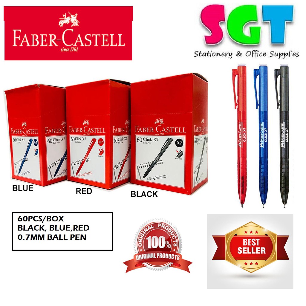 Faber-Castell Click X7 0.7mm Ball Pen ( 1 pc ) | Shopee Malaysia