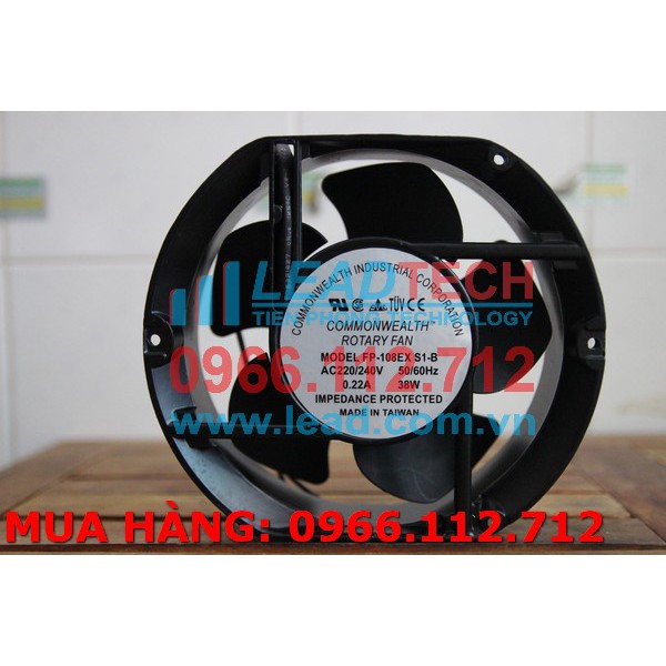 Ventilateur Axial Ovale 108EX-S1-B 220 V 38 W à Double Roulement 172 X