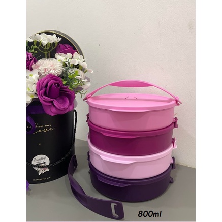 Tupperware Microwavable Round Click to Go with Handle | Shopee Malaysia