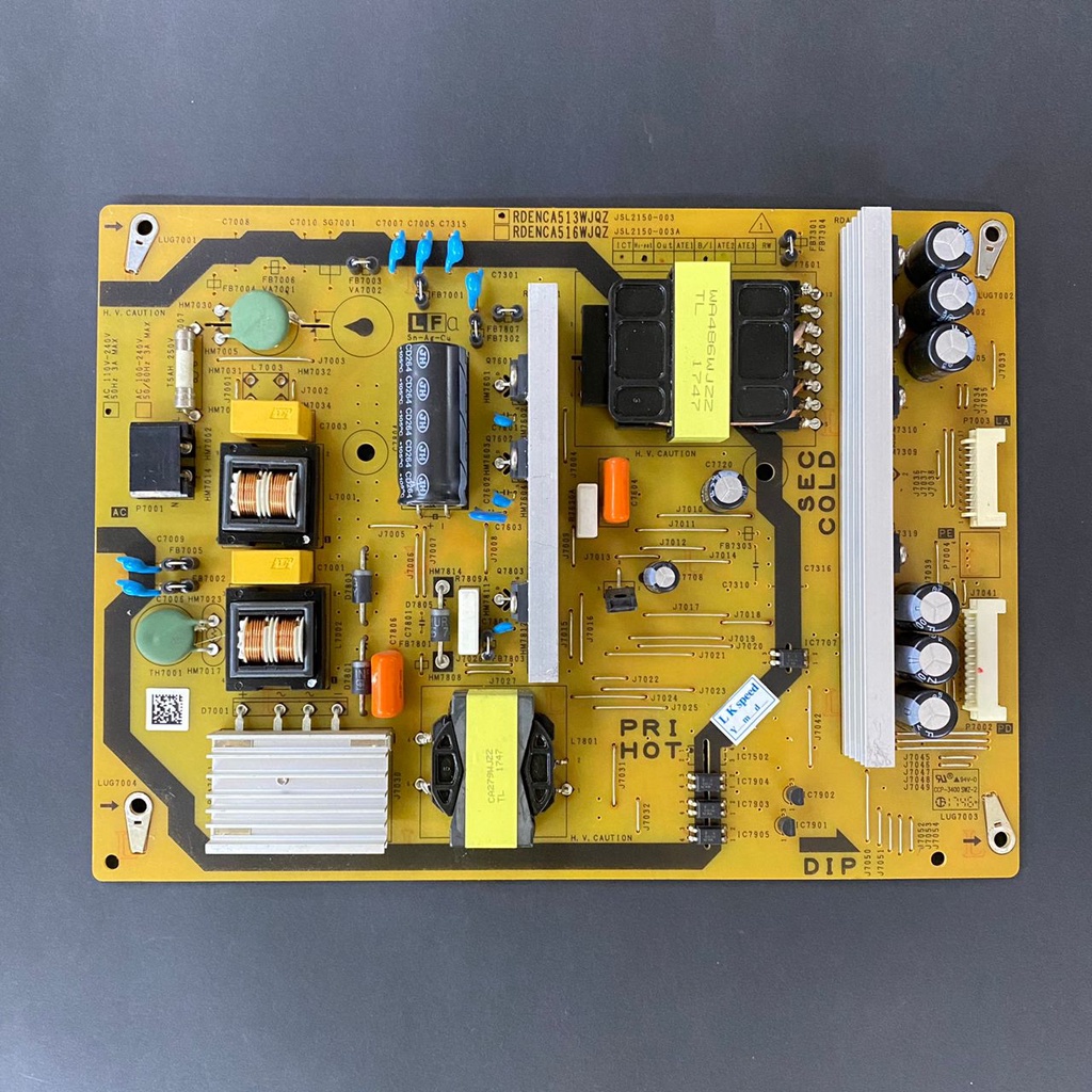 🔥USED🔥 SHARP LED TV 2TC50AD1X POWER SUPPLY BOARD RDENCA513WJQZ