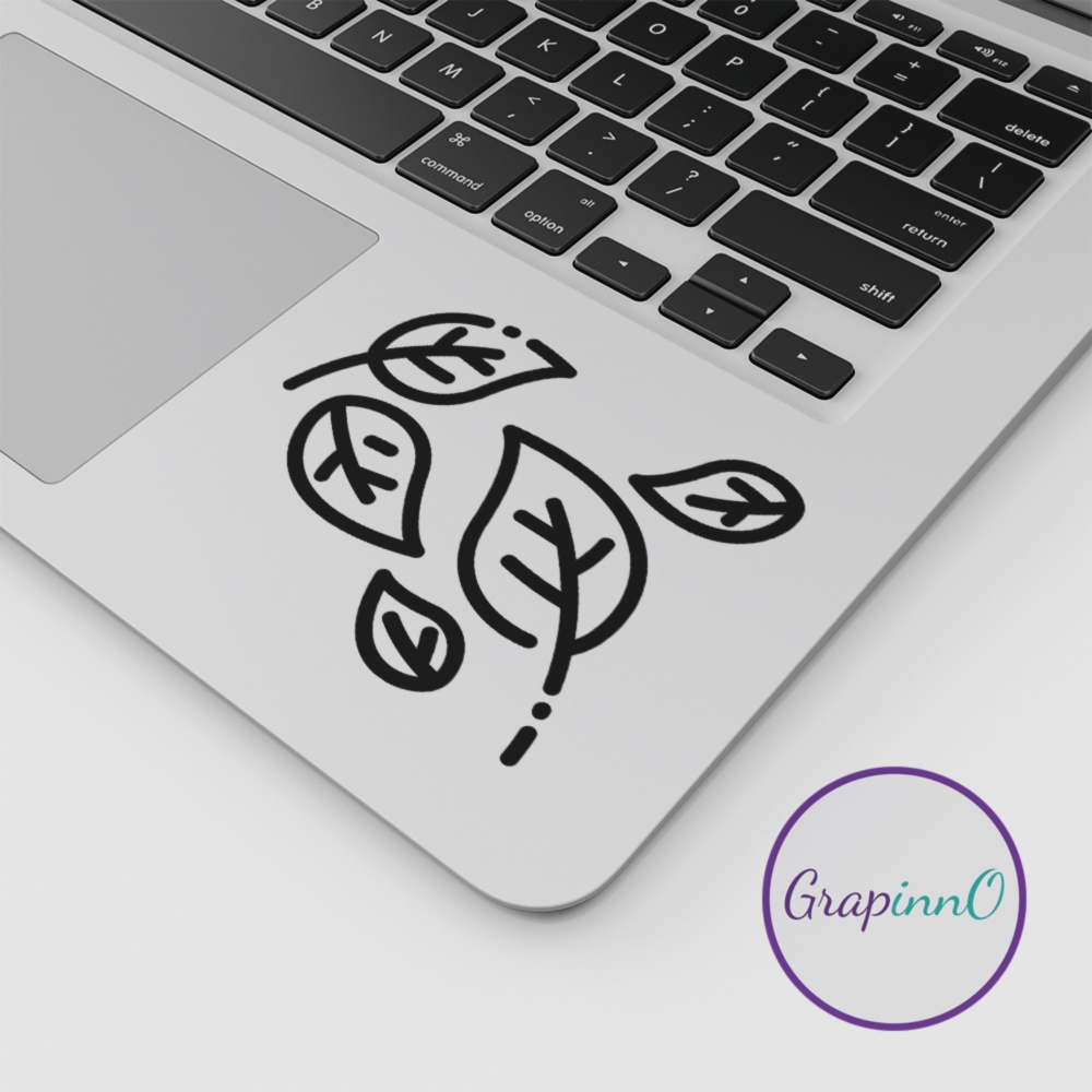Decal Sticker Leaf Natural Leaves Laptop Sticker | Shopee Malaysia