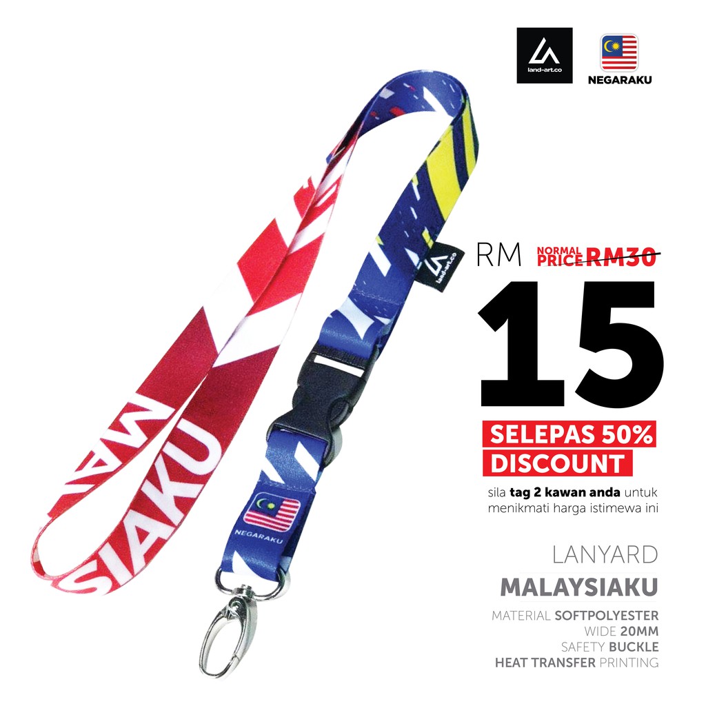 LANYARD MALAYSIAKU | HOOLIGANS LIMITED EDITION | Shopee Malaysia