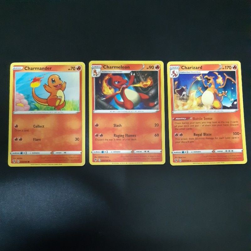 Pokemon Card TCG : Vivid Voltage Charmander, Charmeleon, Charizard 025/185  set (Non-HOLO) 100%Original Pokemon Card | Shopee Malaysia