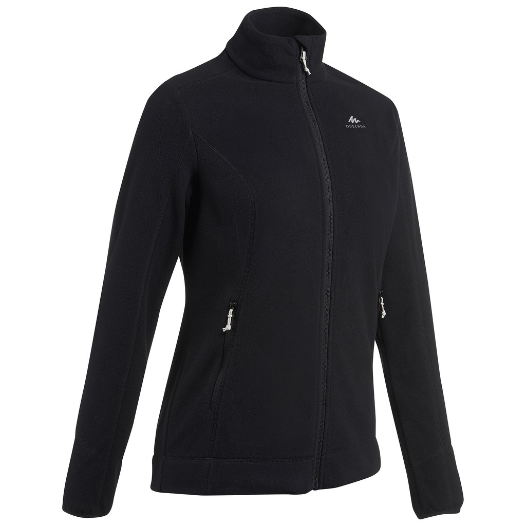 Decathlon Hiking Fleece Jacket Women Black Shopee Malaysia