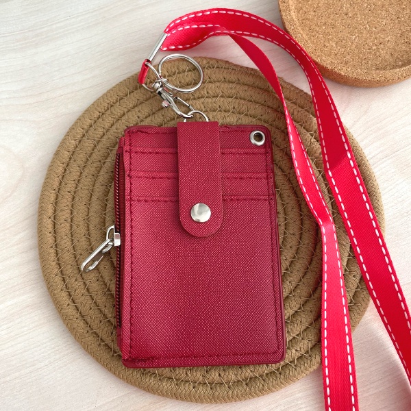 5 card slots Holder Business Credit Card, Work ID Card, Student ID Card