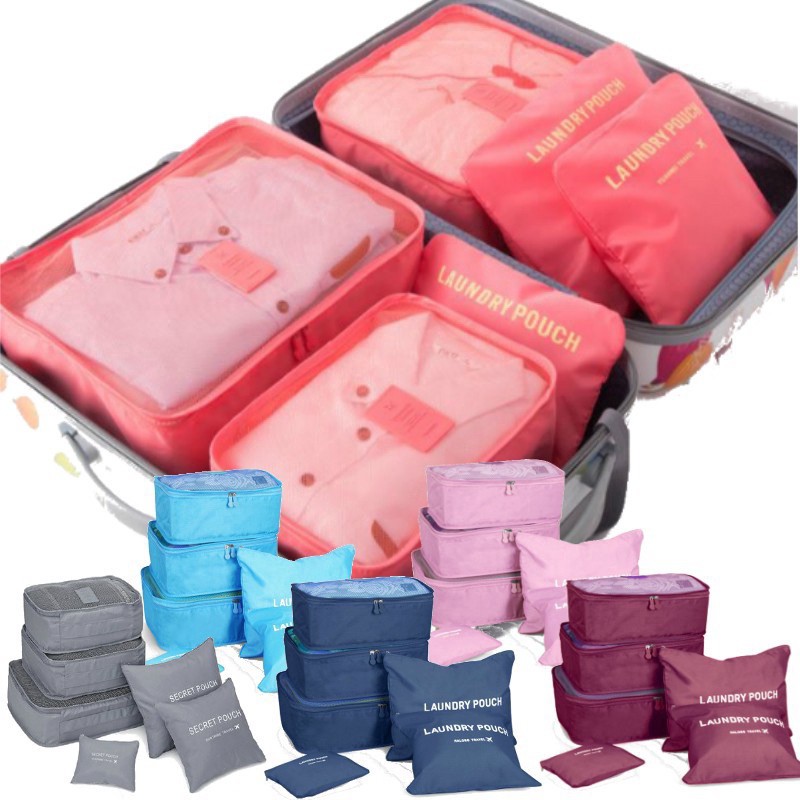 Travel bag organizer 6 cheap in 1