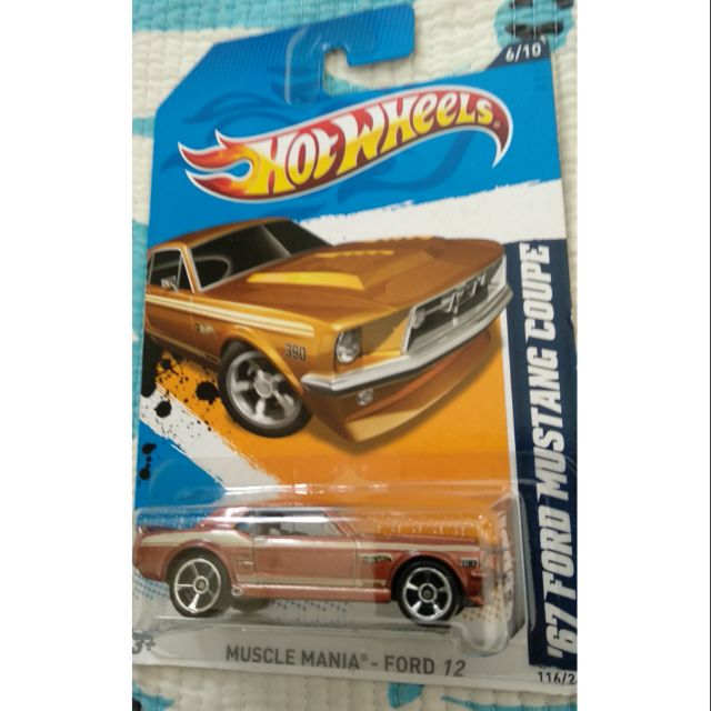 67 mustang store coupe hot wheels