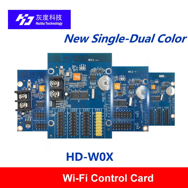 Huidu Hd W0 Hd W2 Hd W3 Hd W04 Wifi Controller Led Panel Module P10 P4