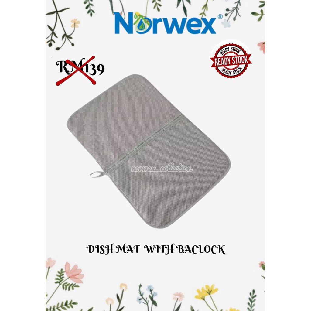 READY STOCK NORWEX Dish Mat Kitchen Shopee Malaysia