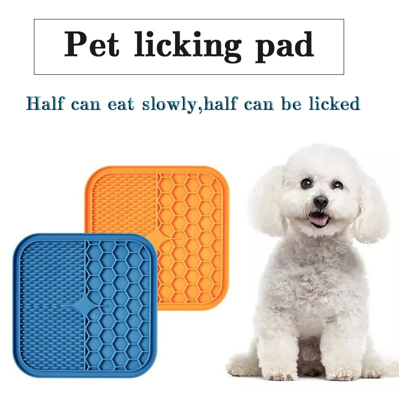 Pet Lick Pad Slower Feeder Pad Licky Mat Feeding Lick Mat Pet Food ...