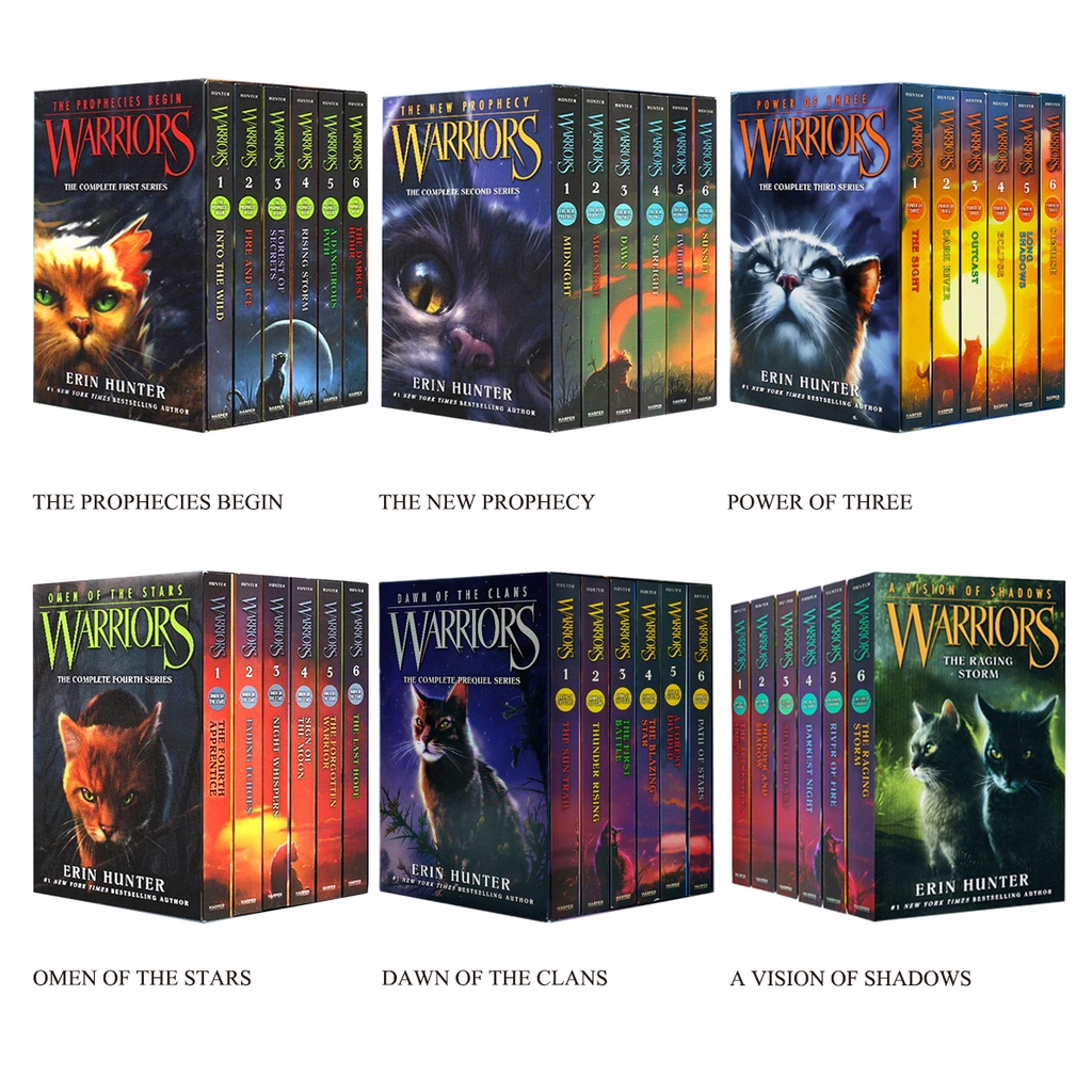 Ready Stock Cat Warrior Series 1 to 6 Available Children's Novel Book ...