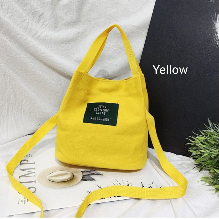 SUPERBORONG YAMI Mini Canvas Sling Bag Living Travelling Share Sling Bag Canvas bag Mini Size Shopee Malaysia