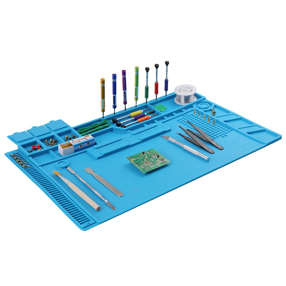 Anti-Static Heat-Resistant Work Table Soldering Station Iron Telephone ...
