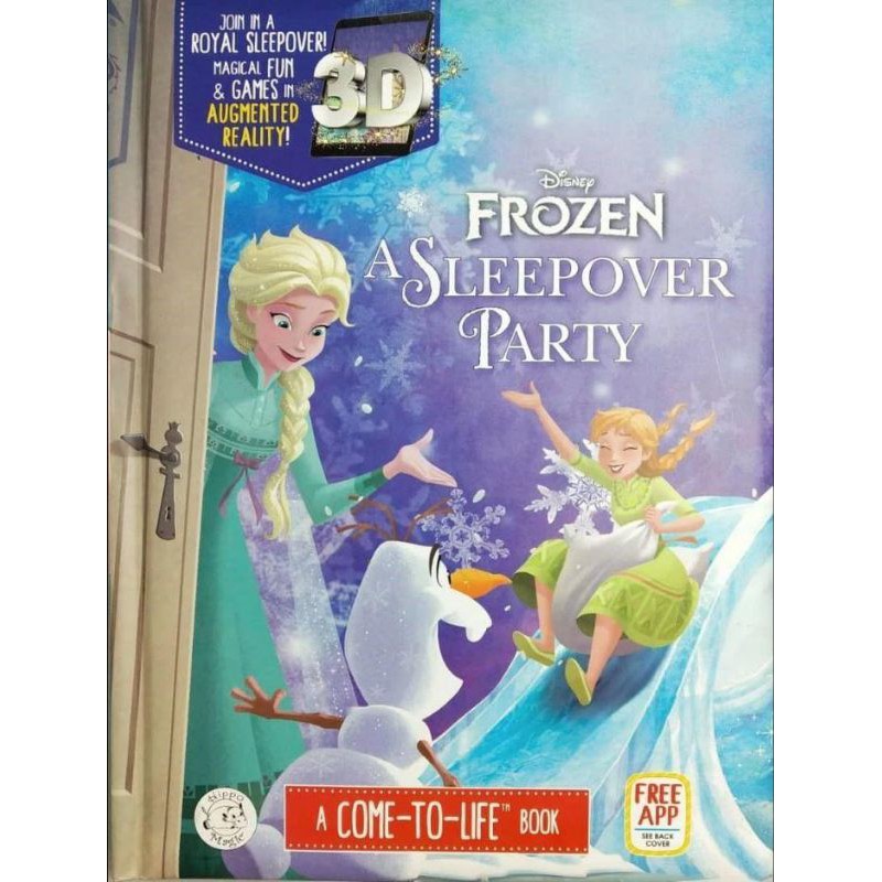 Disney Frozen A Sleepover Party (Augmented Book) Shopee Malaysia