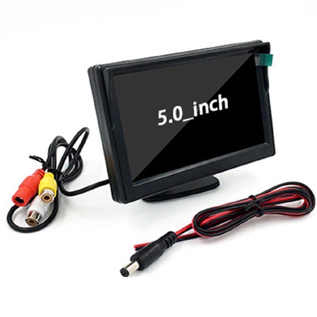 5 Inch Reverse Parking Monitor Front Stand Monitor Car LCD Monitor Rear ...