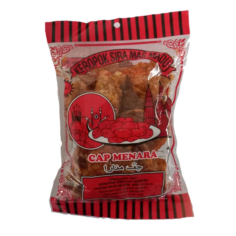 Keropok Ikan Sira Pedas Cap Menara dan Piala | Shopee Malaysia