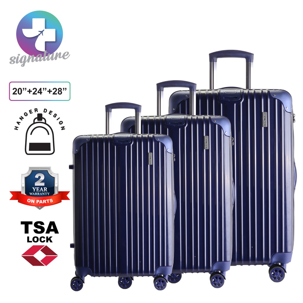 Case Valker Signature Flawless 3 In 1 PC + ABS Hard Case Hanger Luggage