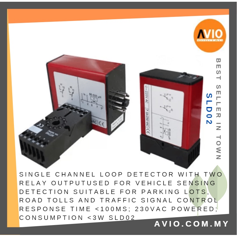 Barrier Gate Single Channel Loop Detector Two Relay Output use for ...